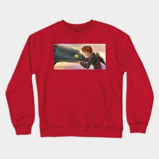 Hiccup and Toothless Goodbye Crewneck Sweatshirt